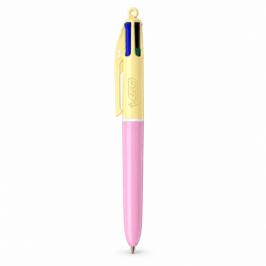 BIC 4 Colours Pastel Purple Pens || قلم بيك 4 ألوان باستيل موف