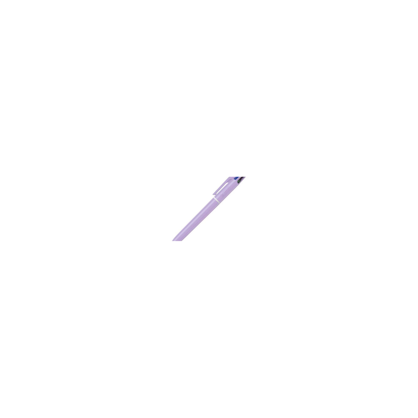 BIC 4 Colours Pastel Purple Pen || قلم بيك 4 ألوان باستيل موف | 3086123729391