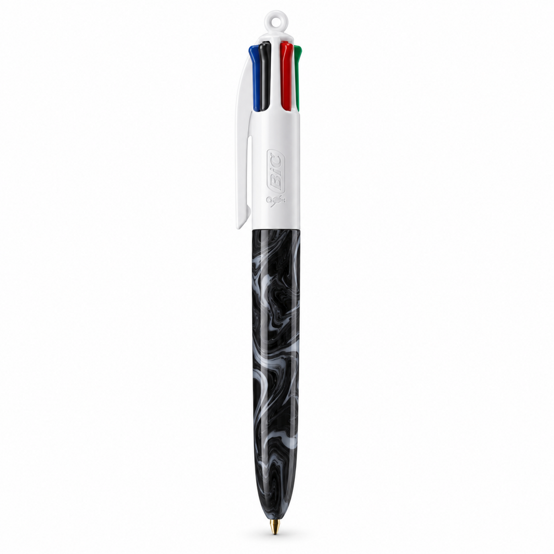 BIC 4 Colours Hydro Black Pen || قلم بيك 4 ألوان هيدرو أسود | 3086123776692