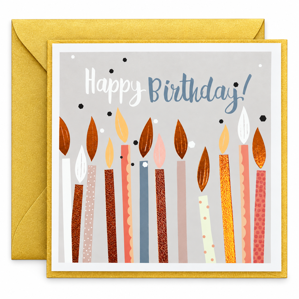 Birthday Candle Greeting Card || بطاقة تهنئة عيد ميلاد بتصميم شموع
