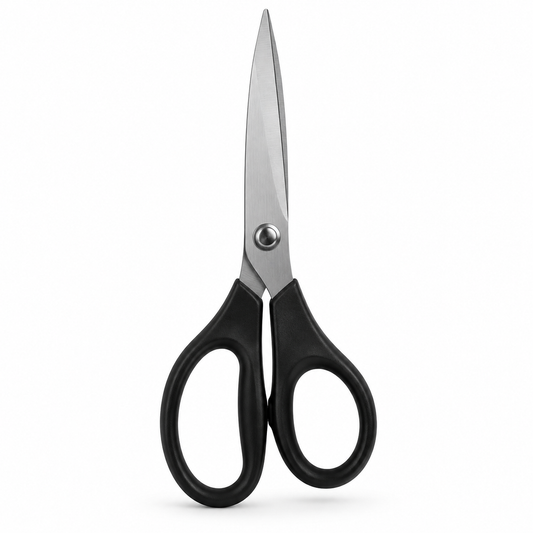 Black Handle Medium Scissors || مقص مسكة لون اسود وسط