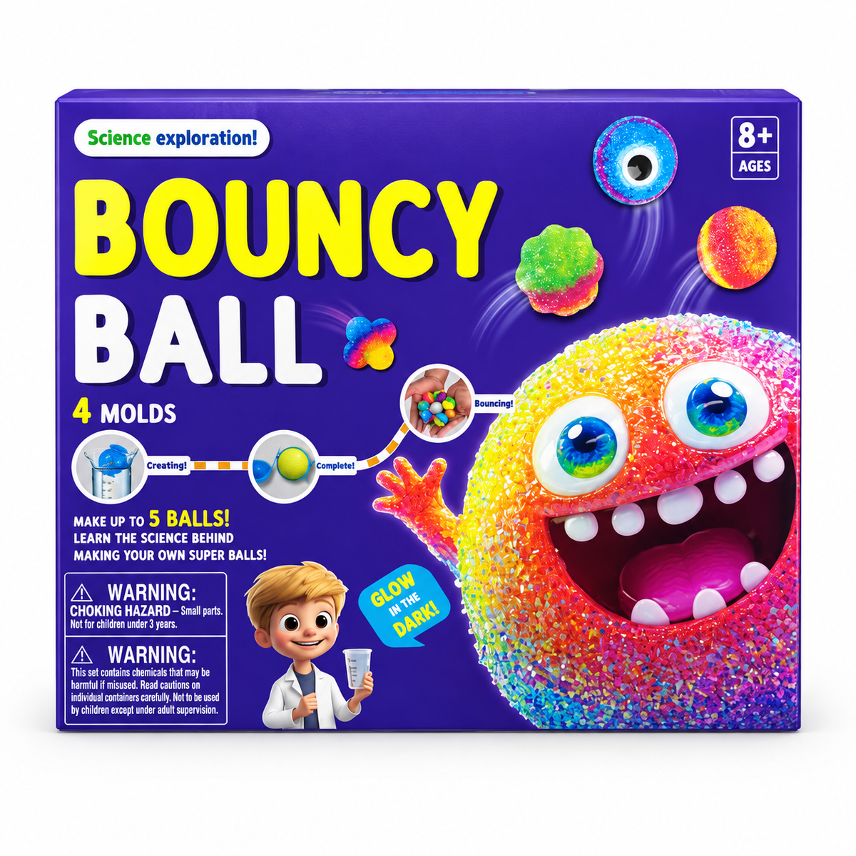 Science Exploration Bouncy Ball Kit 708B-7