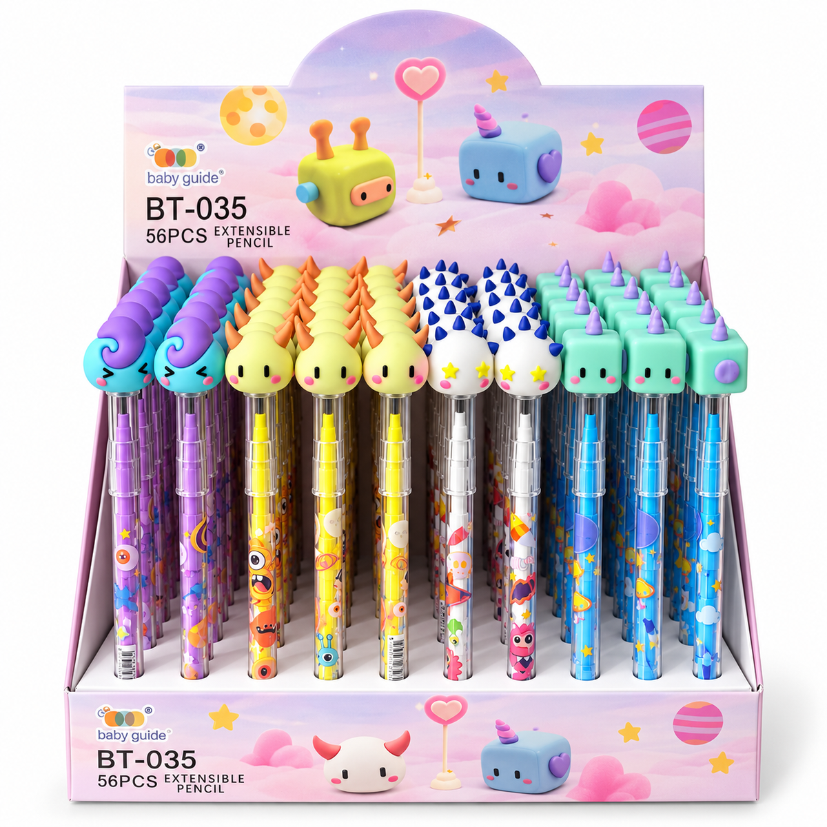 BT-035 Pastel Creature Infinity Pencil - Assorted, 1 Piece