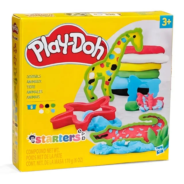 Play-Doh Fundamentals Wave Clay 6 Colors || مجموعة طين صلصال بلي دوه 6 لون مع قواطع