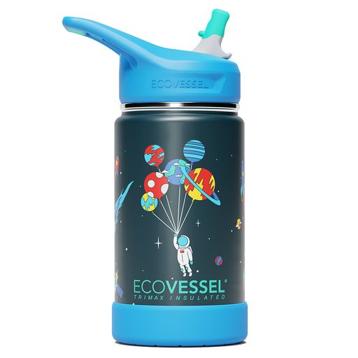 Ecovessel FROST 12 oz Kids TriMax® Insulated Bottle - Outerspace Water Bottle