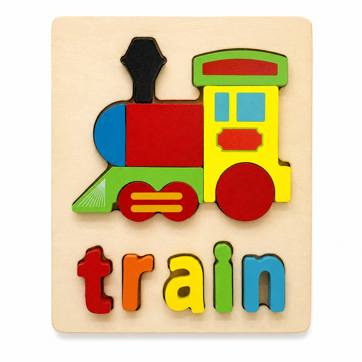 Shapes Puzzles 12 Pcs || بازل تعليمي اشكال هندسية ١٢ شكل