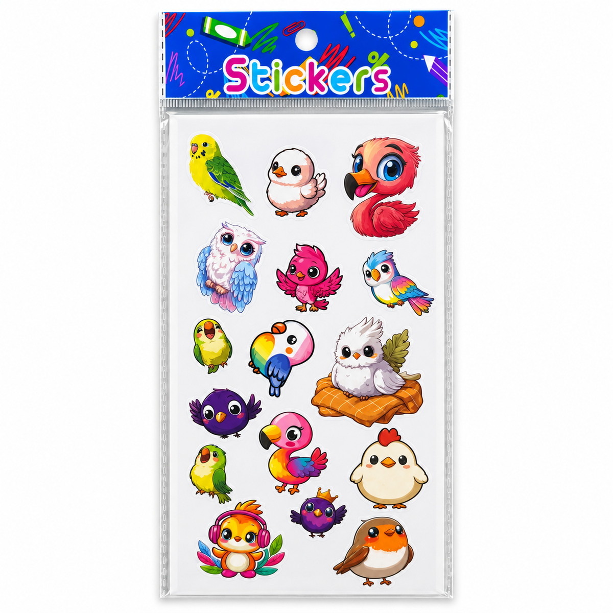 Cute Birds Teacher Decoration and Encouragement Stickers