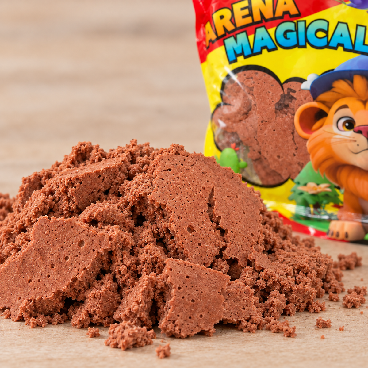 XINZEYUAN Magical Sand 100 g - Brown || رمل سحري XINZEYUAN 100 جم - بني