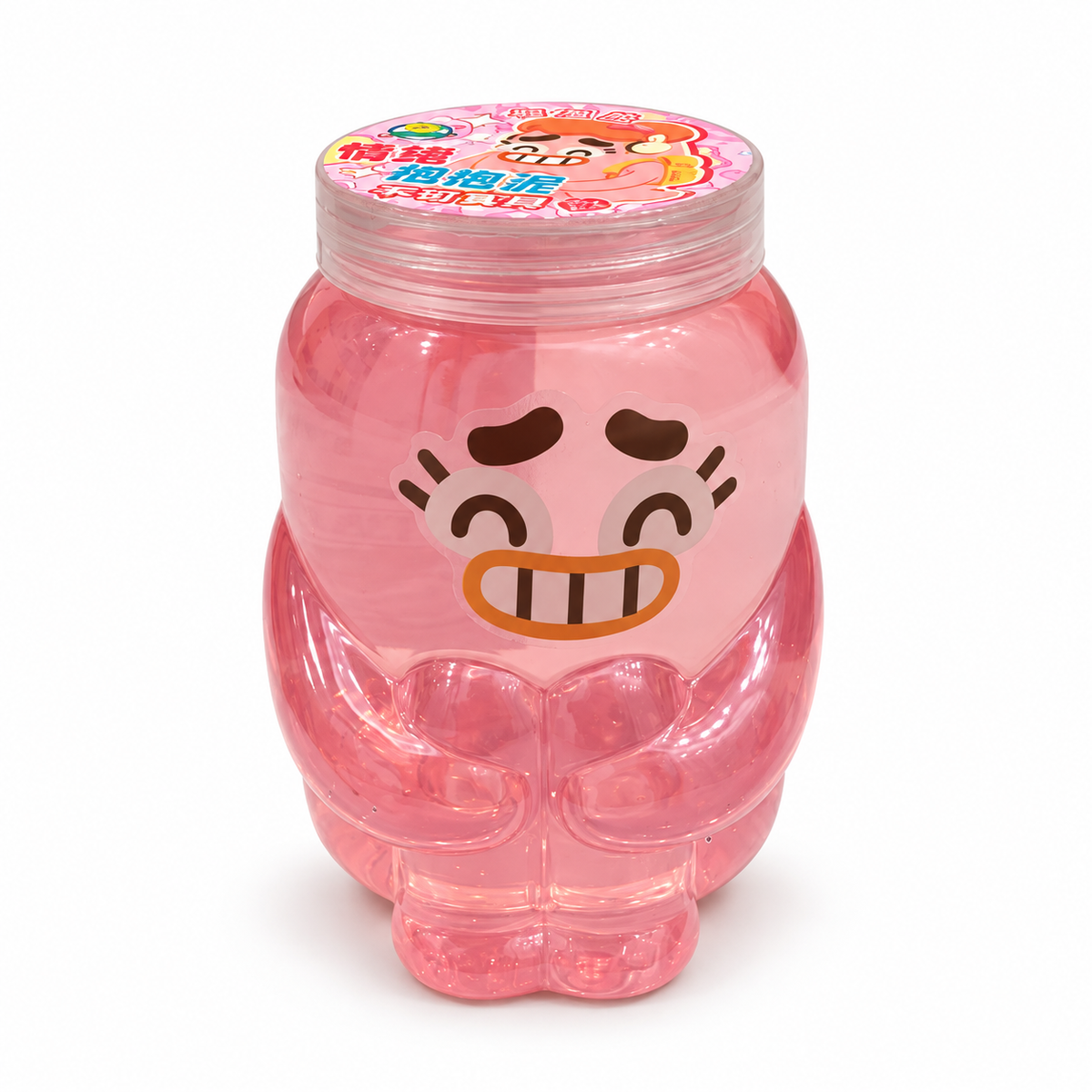 Pink Character Compound Jar || علبة مادة تشكيل بتصميم شخصية وردية
