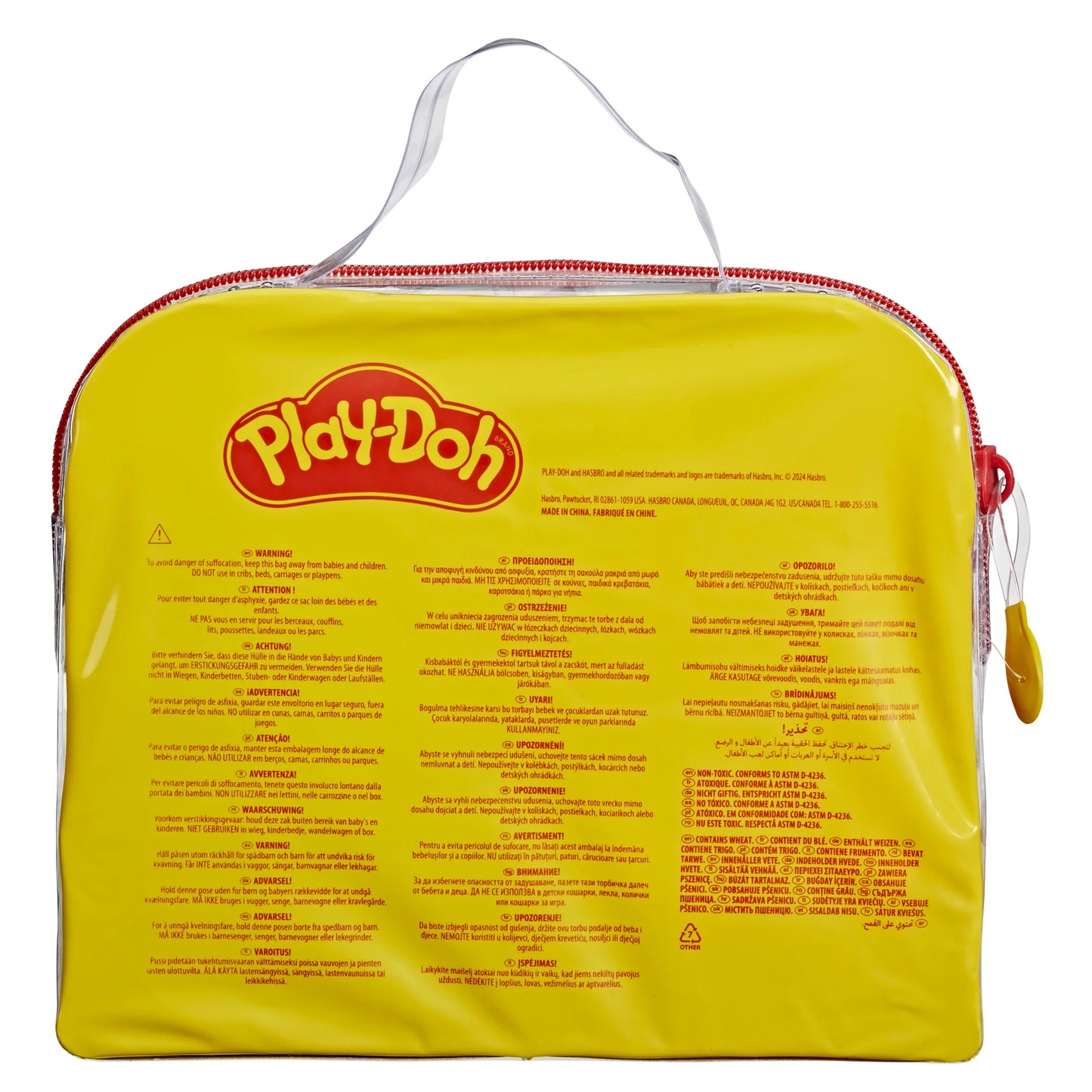 Play-Doh Starter Set, 9-Piece Kit with Storage Tote, Kids Arts & Crafts || مجموعة طين صلصال بلي دوه 4 لون مع 9 قواطع