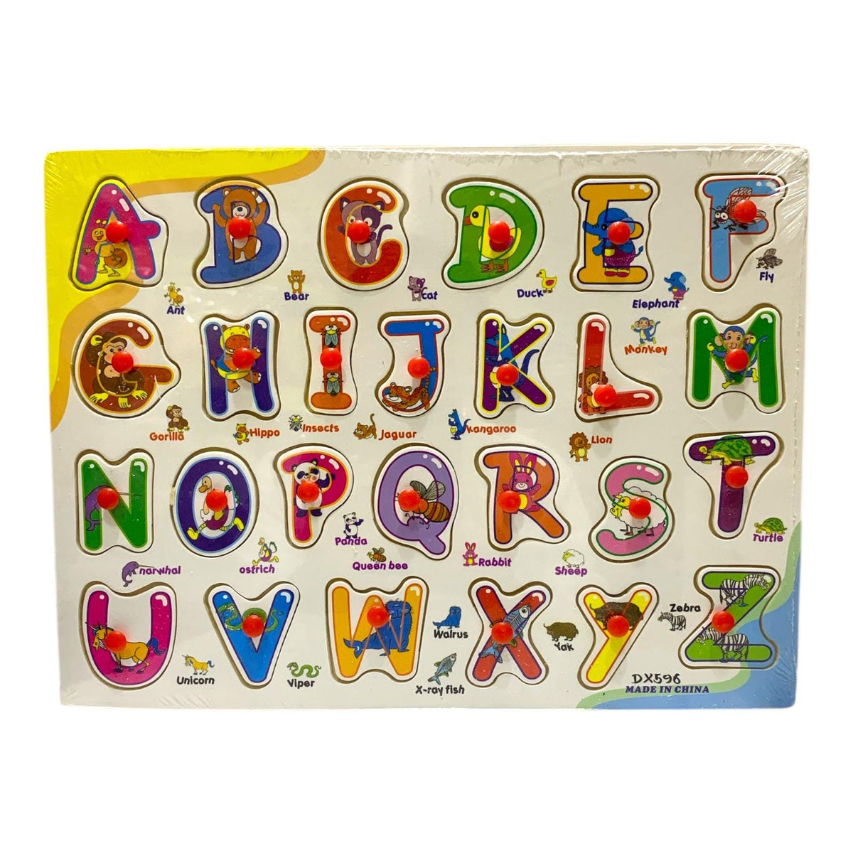English Animal Alphabet Puzzle DX596