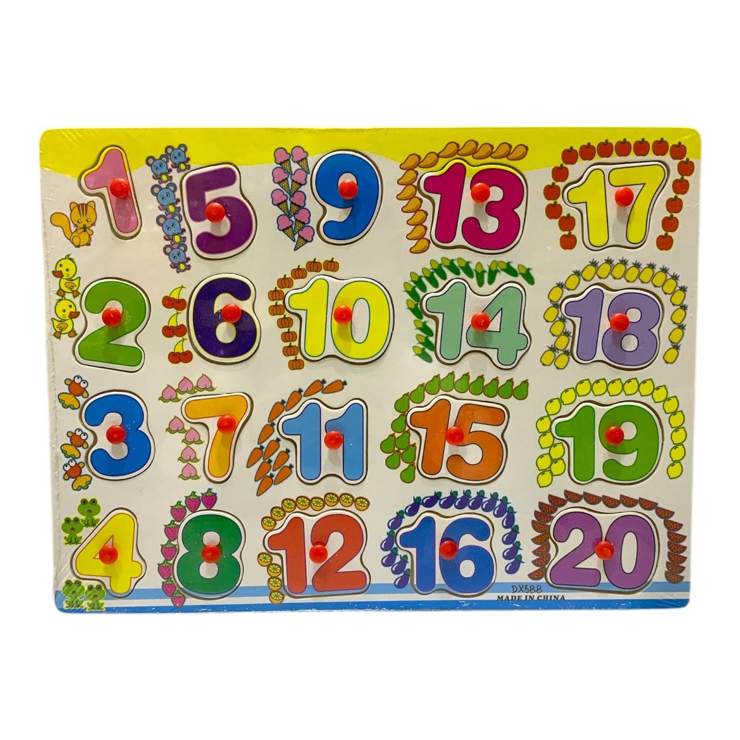 English Numbers Puzzle 1-20 DX688