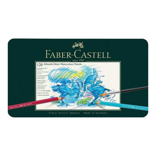 Faber Castell Albrecht Durer Watercolor Pencils Tin Set of 120 || الوان خشبية فيبر كاستل البرت ديورر 120 لون