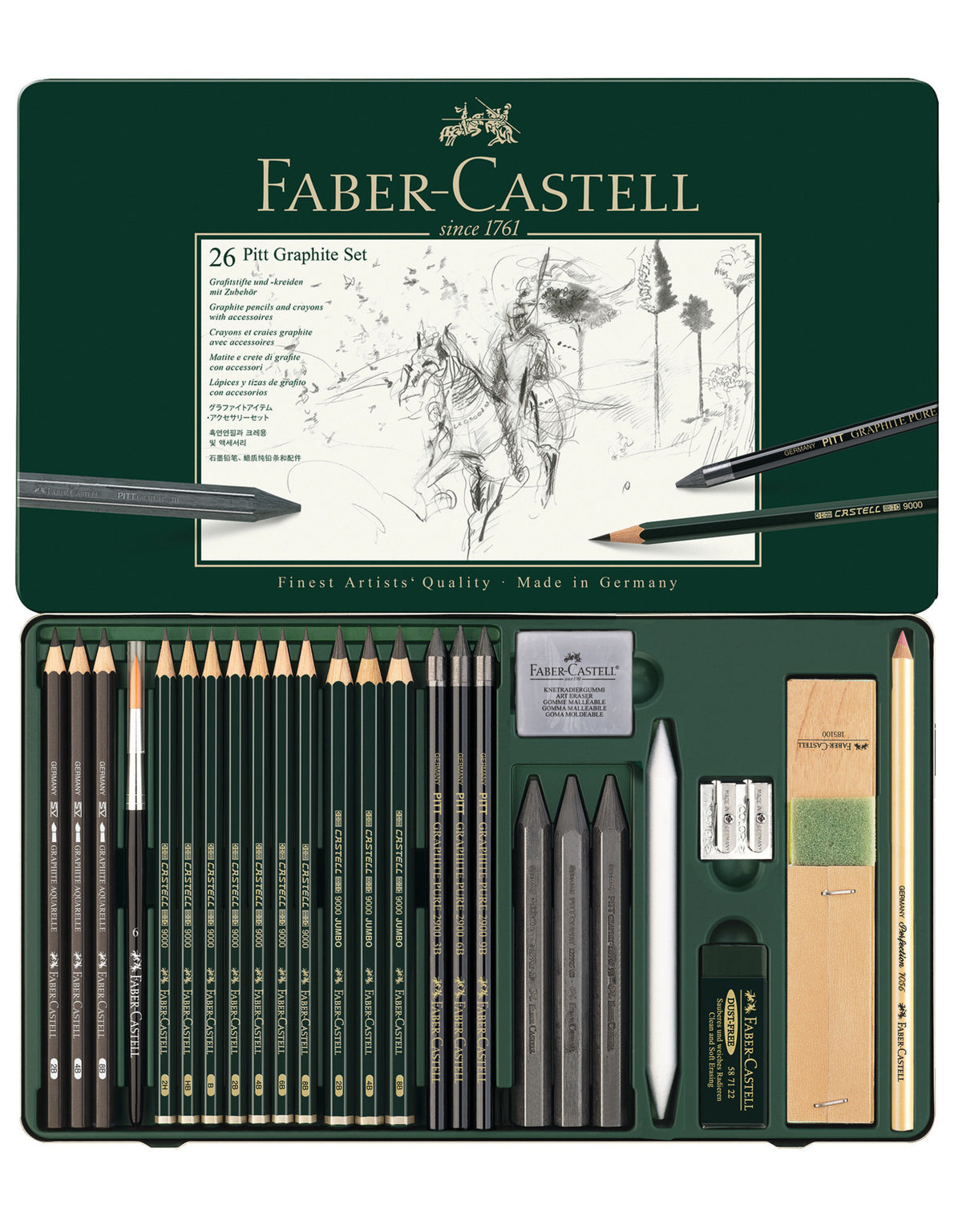Faber-Castell Pitt Graphite Set of 26 model 112974 EAN 4005401129745