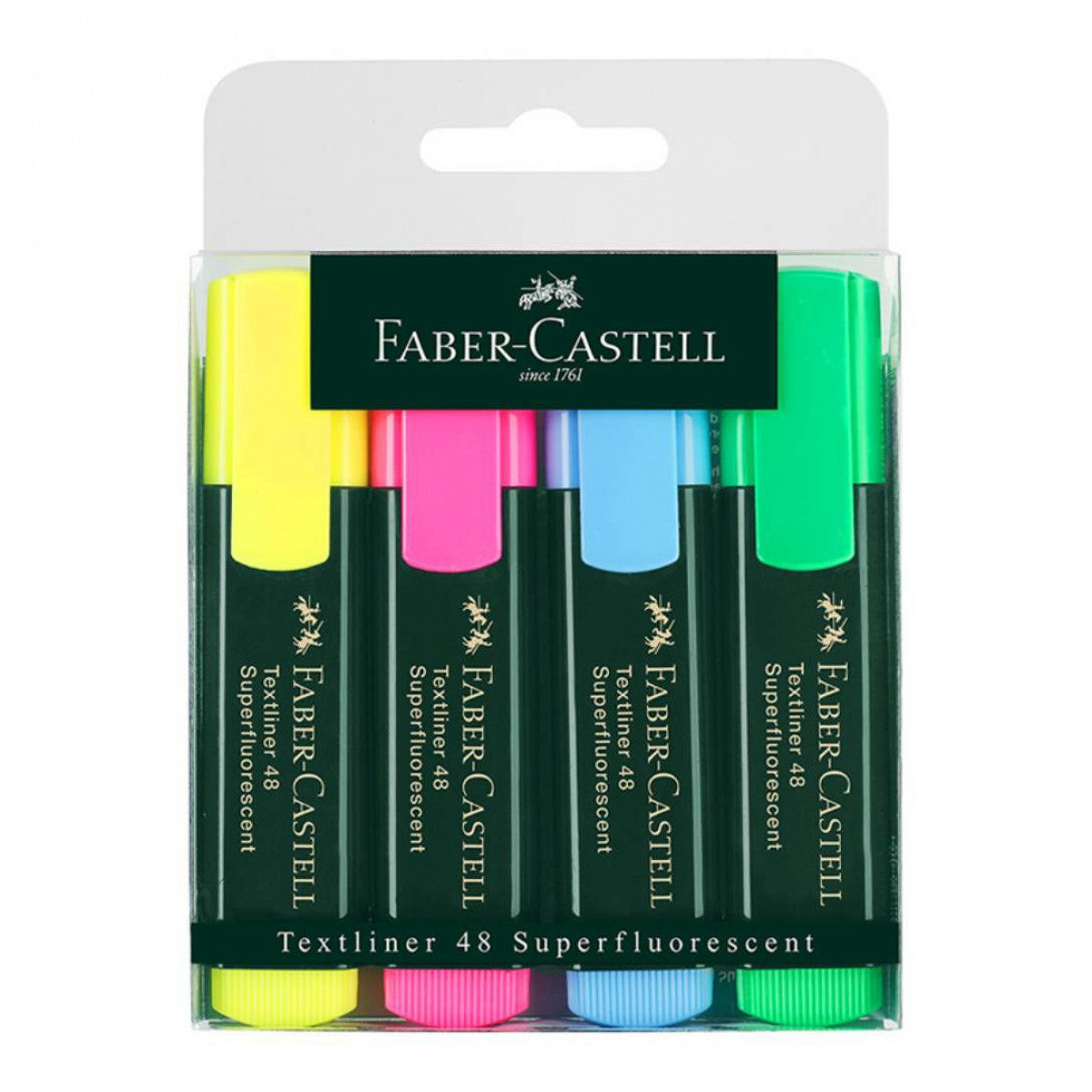 Faber Castell Highlighters Set of 4 || اقلام فسفوري فيبر كاستل ٤ لون