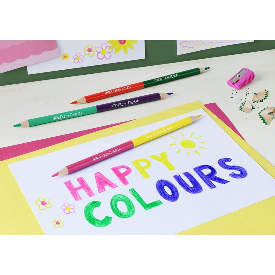 Faber-Castell coloured pencil official creative-use illustration 2; illustrated pack may differ