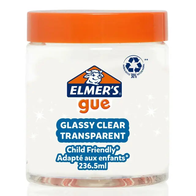 Elmers Gue Glassy Clear Transparent Slime 236 ml || سلايم المرز شفاف 236 مل