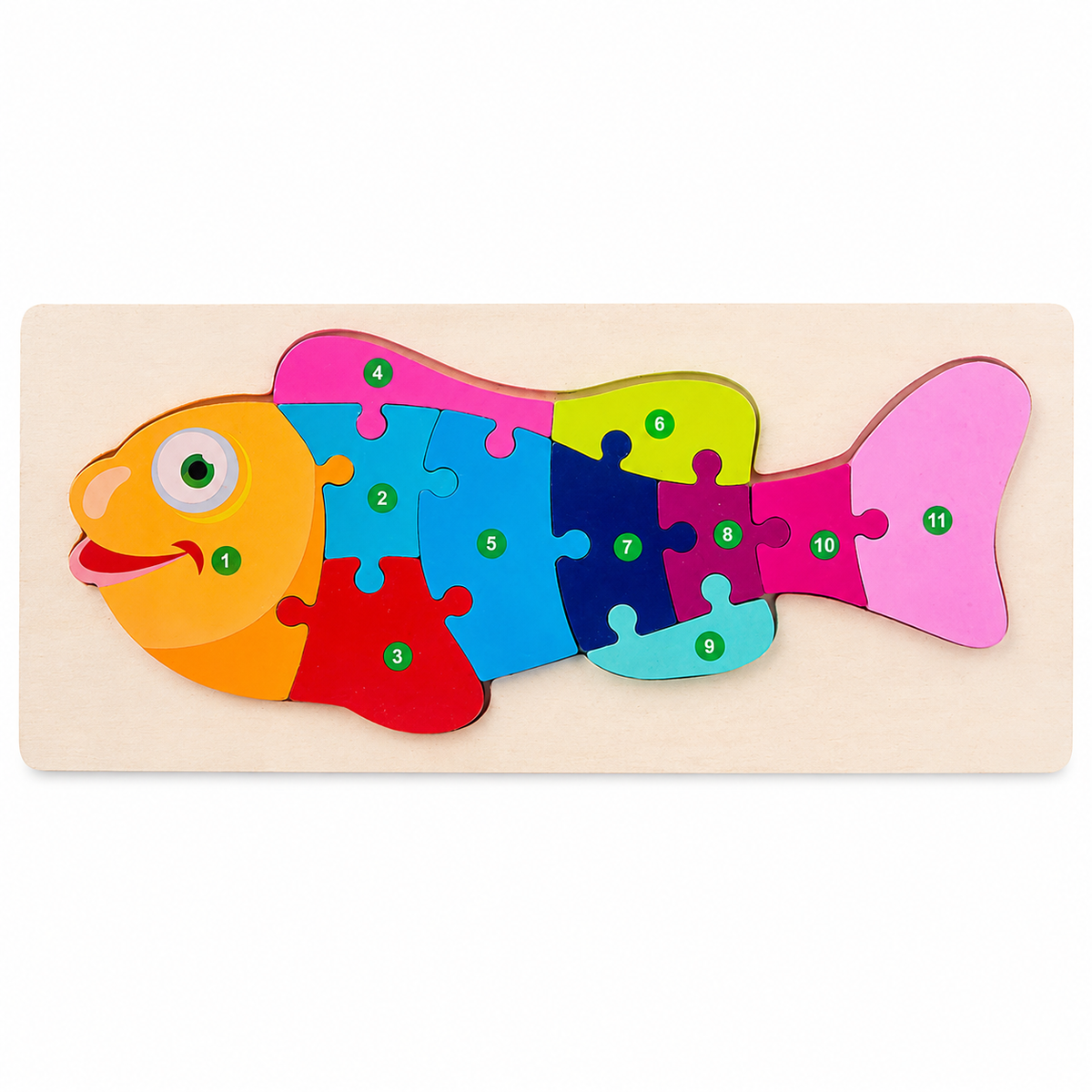 Fish Puzzle || بازل تعليمي شكل سمكة