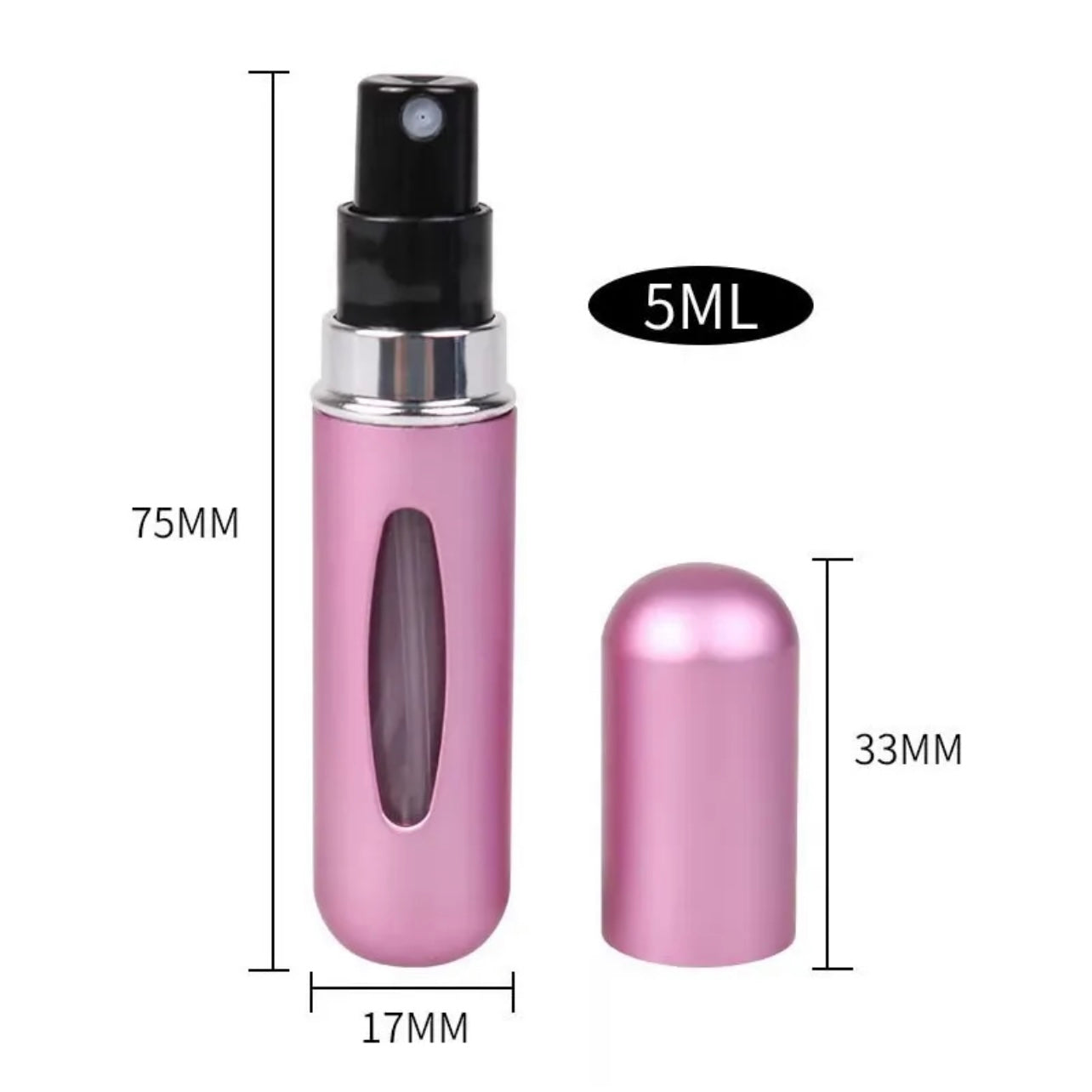 Mini Refillable Perfume Bottle Purple Color || علبة بخاخ عطر قابل للتعبئة لون بنفسجي