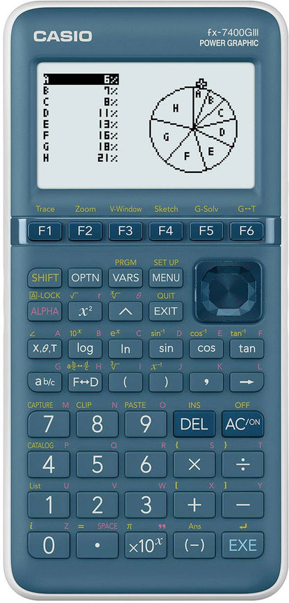 آلة حاسبة للرسوم البيانية FX-7400GIII سماوي  