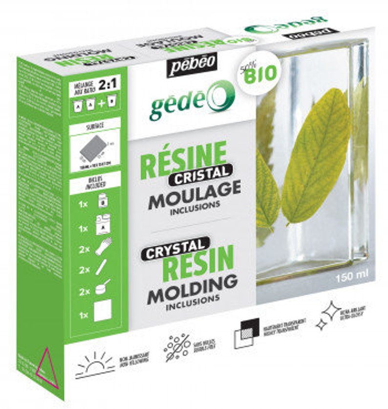 Pebeo Bio Crystal Resin 750 ml || كريستال ريزن بيبيو العضوي حجم ٧٥٠ مل 