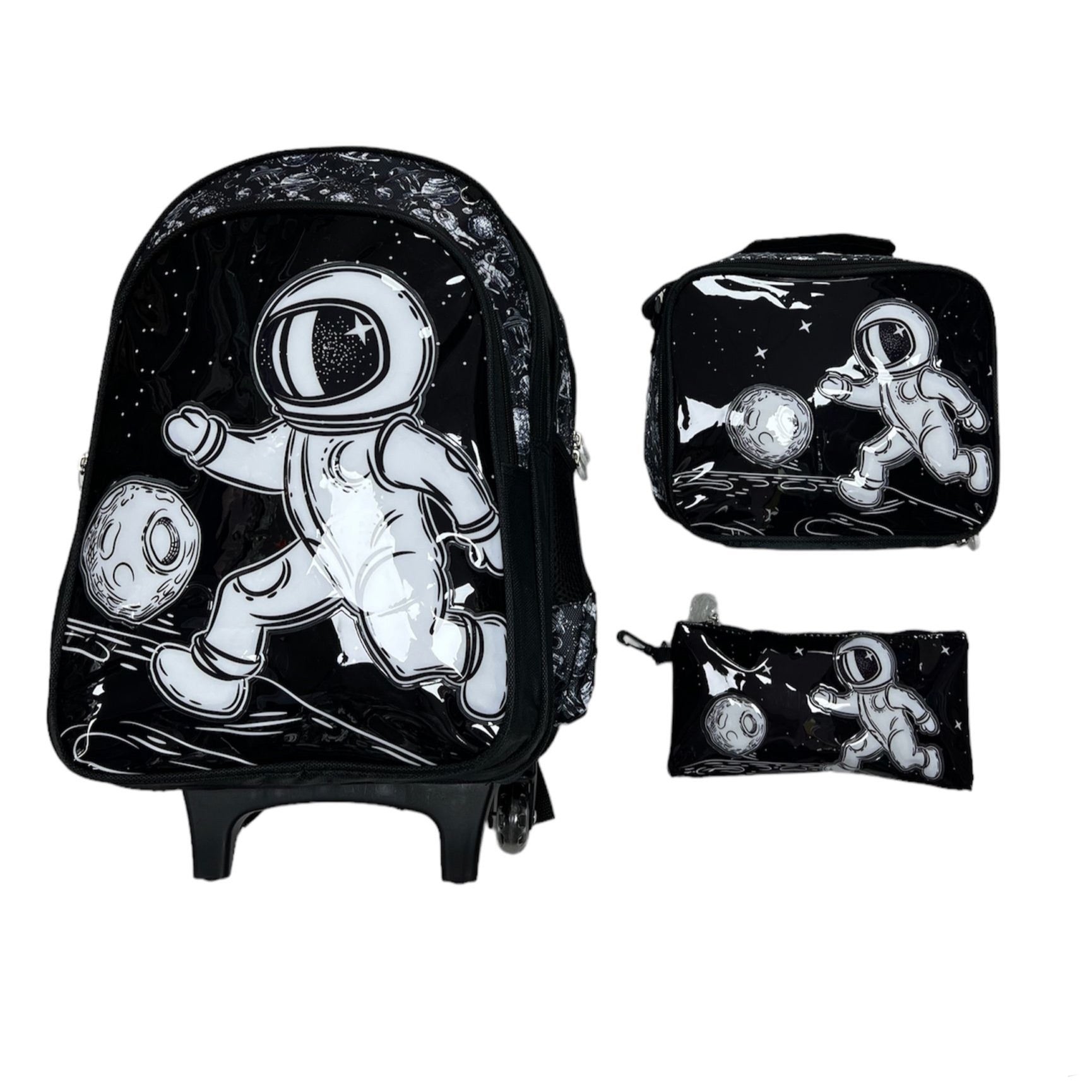 Back to School Backpack Set Astronaut || شنطة اطفال ١٧ انش طقم ٣ قطع موديل رجل الفضاء