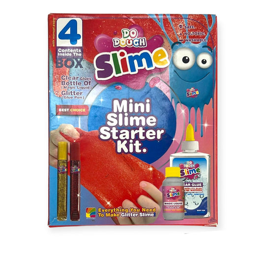 Mini Slime Starter Kit 4 pcs Do Dough || مجموعه ميني مفعل السلايم ٤ قطعة 