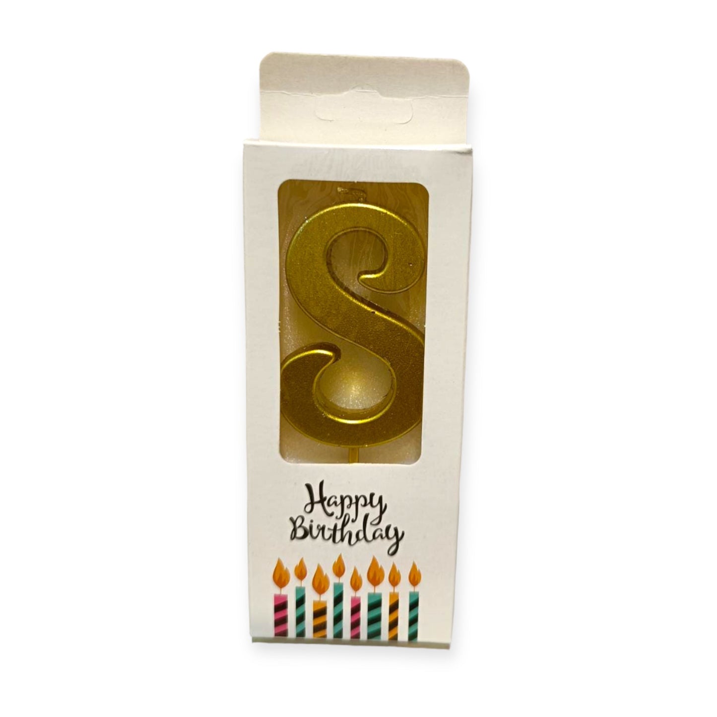 Birthday Candle Golden Color || شمعة عيد ميلاد لون ذهبي