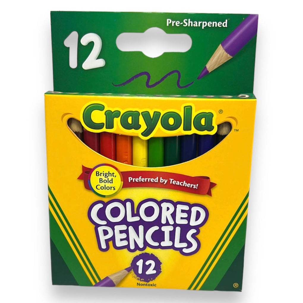 Crayola Colored Pencils 12 Colors || الوان خشبية كرايولا 12 لون