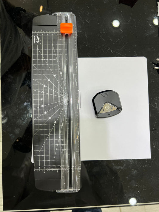 A4 Laminator + Paper Cutter + Corner Rounder || جهاز تغليف حراري مع قاطع ورق و قاطع زوايا دائرية