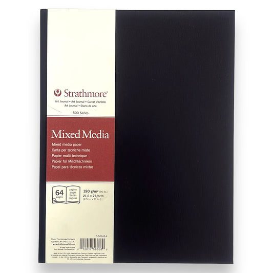 Strathmore Mix Media A4 Size Hardcover || A4 كراسة رسم ستراثمور ميكس ميديا حجم⁩