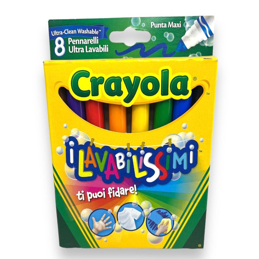 Crayola Washable Markers 8 Colors || الوان شينية كرايولا 8 لون قابله للغسل