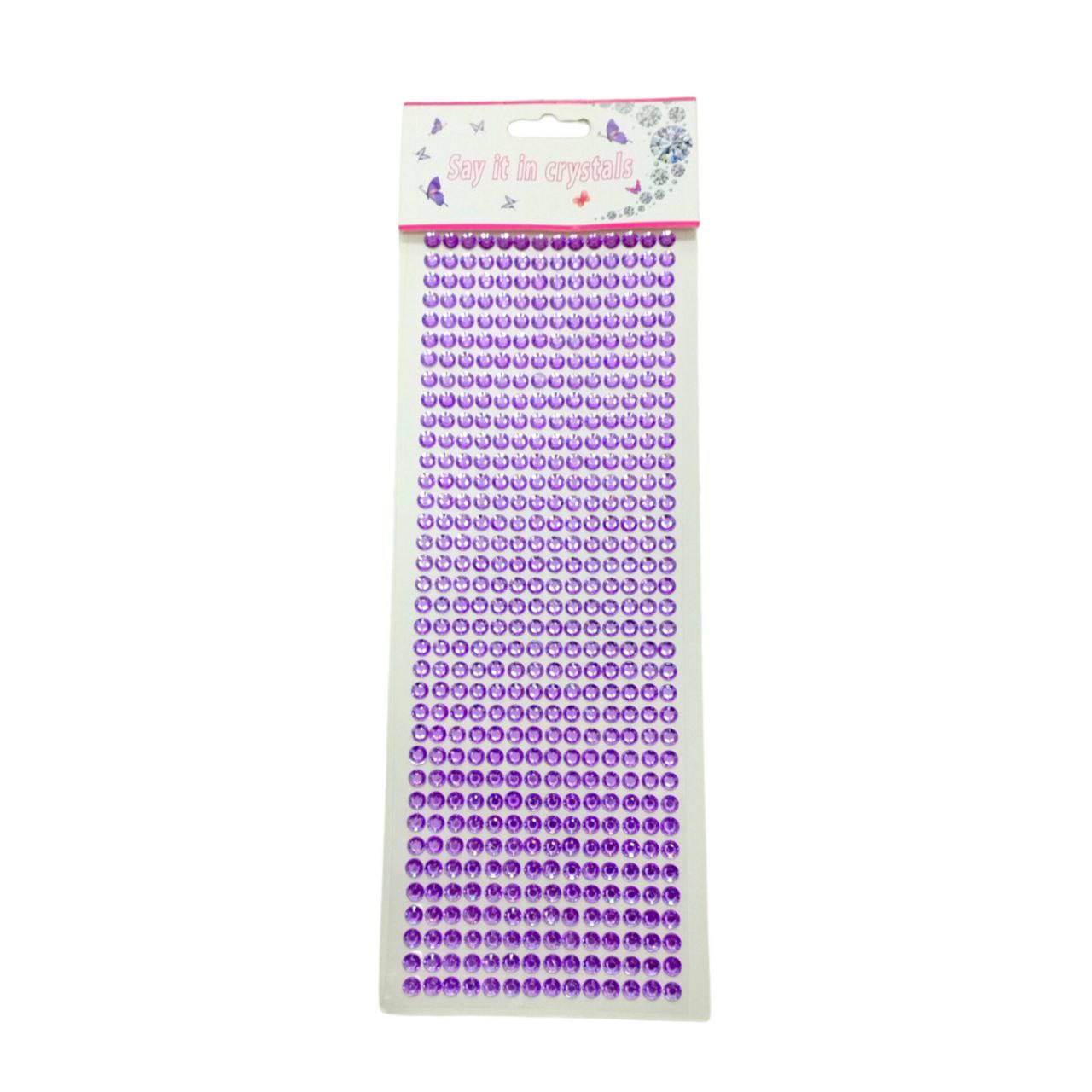 Crystal Stickers Purple || ستيكر كريستال لون بنفسجي 