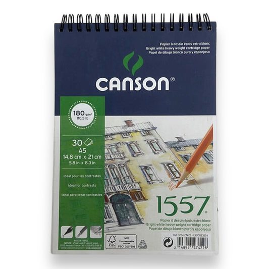 Canson 1557 Edition Sketch Pad A5 Size ||A5 كراسة رسم كانسون ١٥٥٧ حجم 