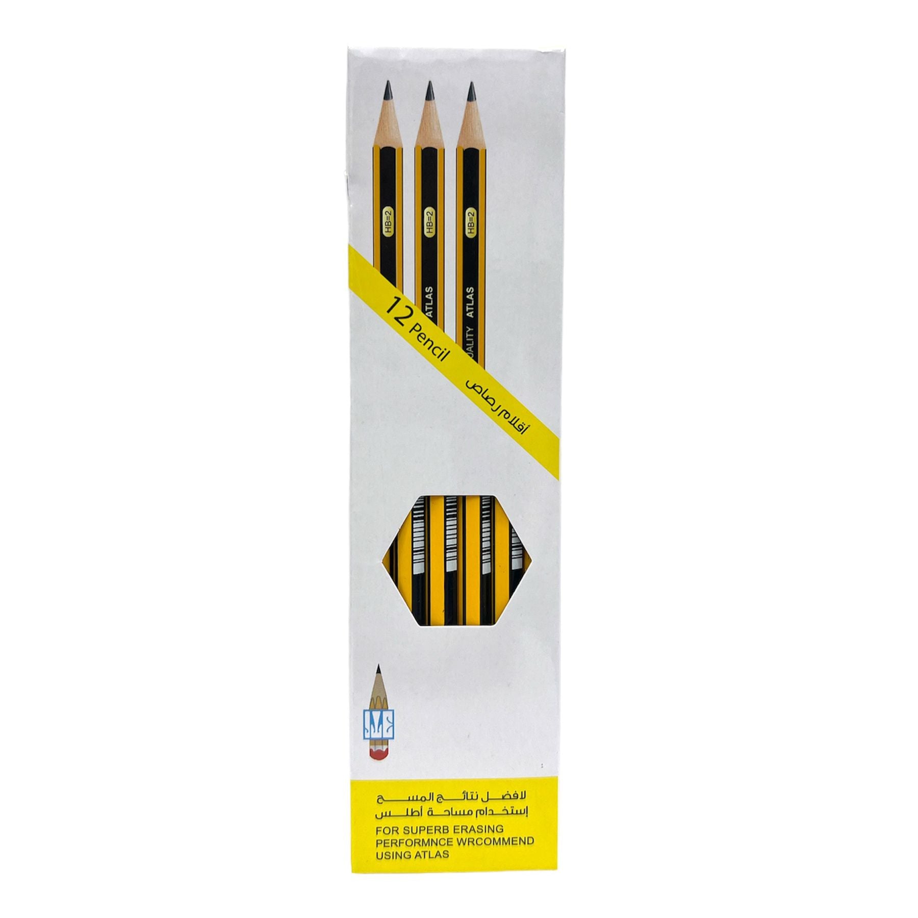A&T Pencil Pack 12 Pencils || علبة اقلام رصاص اطلس اي اند تي ١٢ قلم 