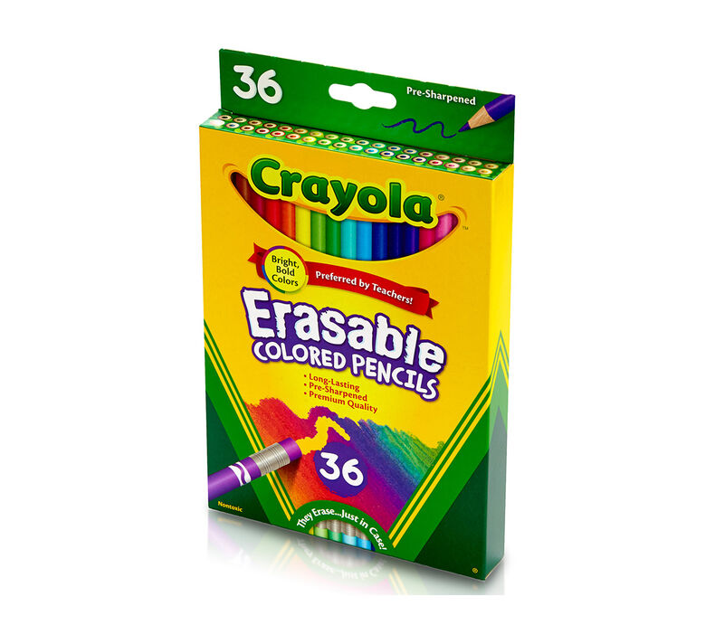 Crayola Erasable Colored Pencils 36 Colors || الوان خشبية كرايولا 36 لون
