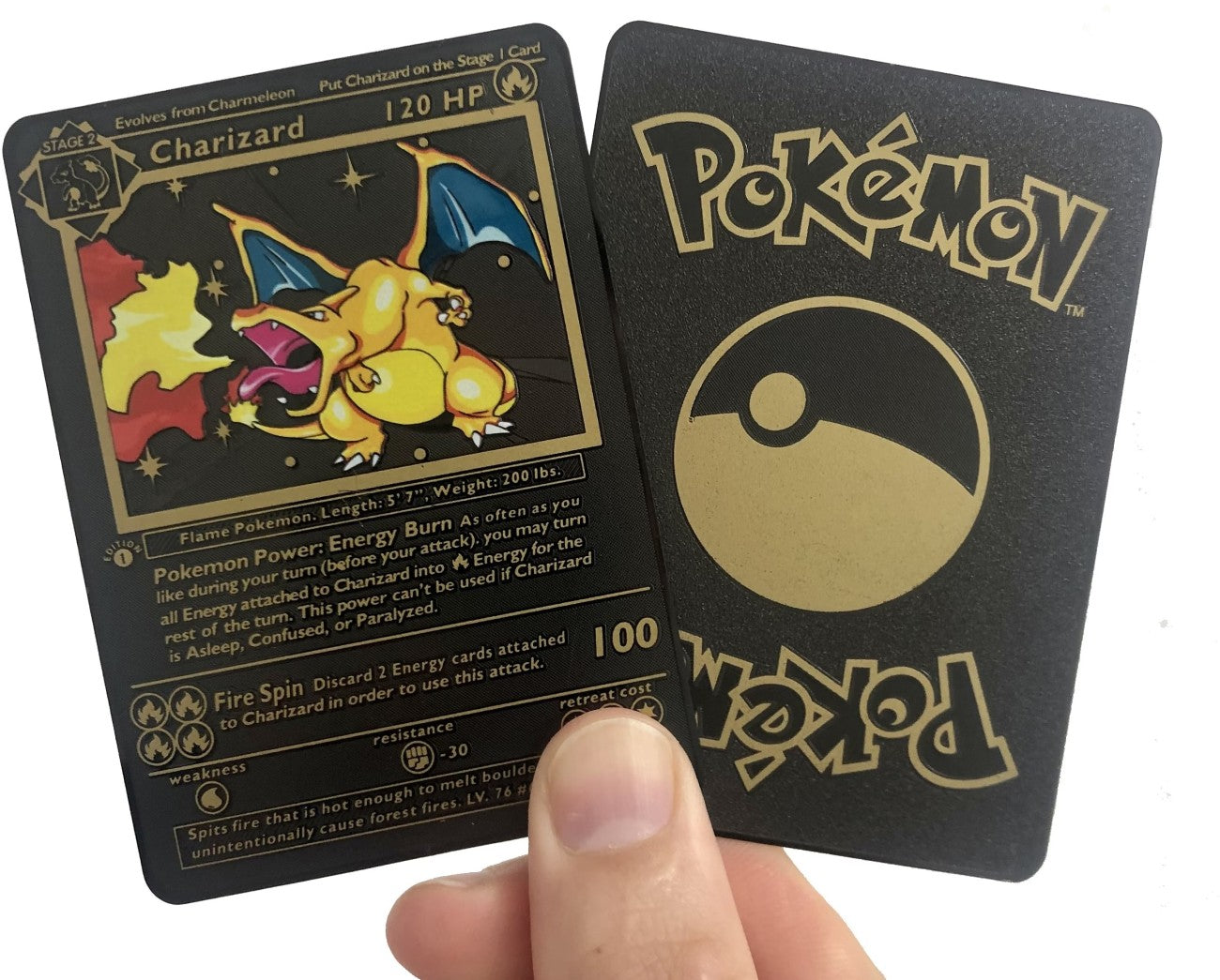 Pokemon Cards Black Foil || لعبة كروت بوكيمون علبة لون اسود