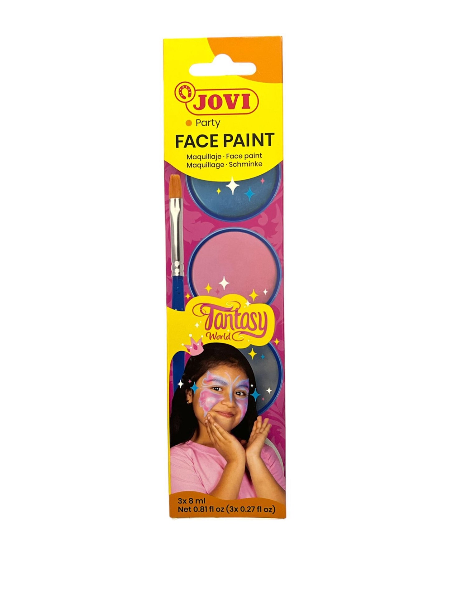 Jovi Face Paint 3 Colors || الوان وجه جوفي اقراص ٣ لون 