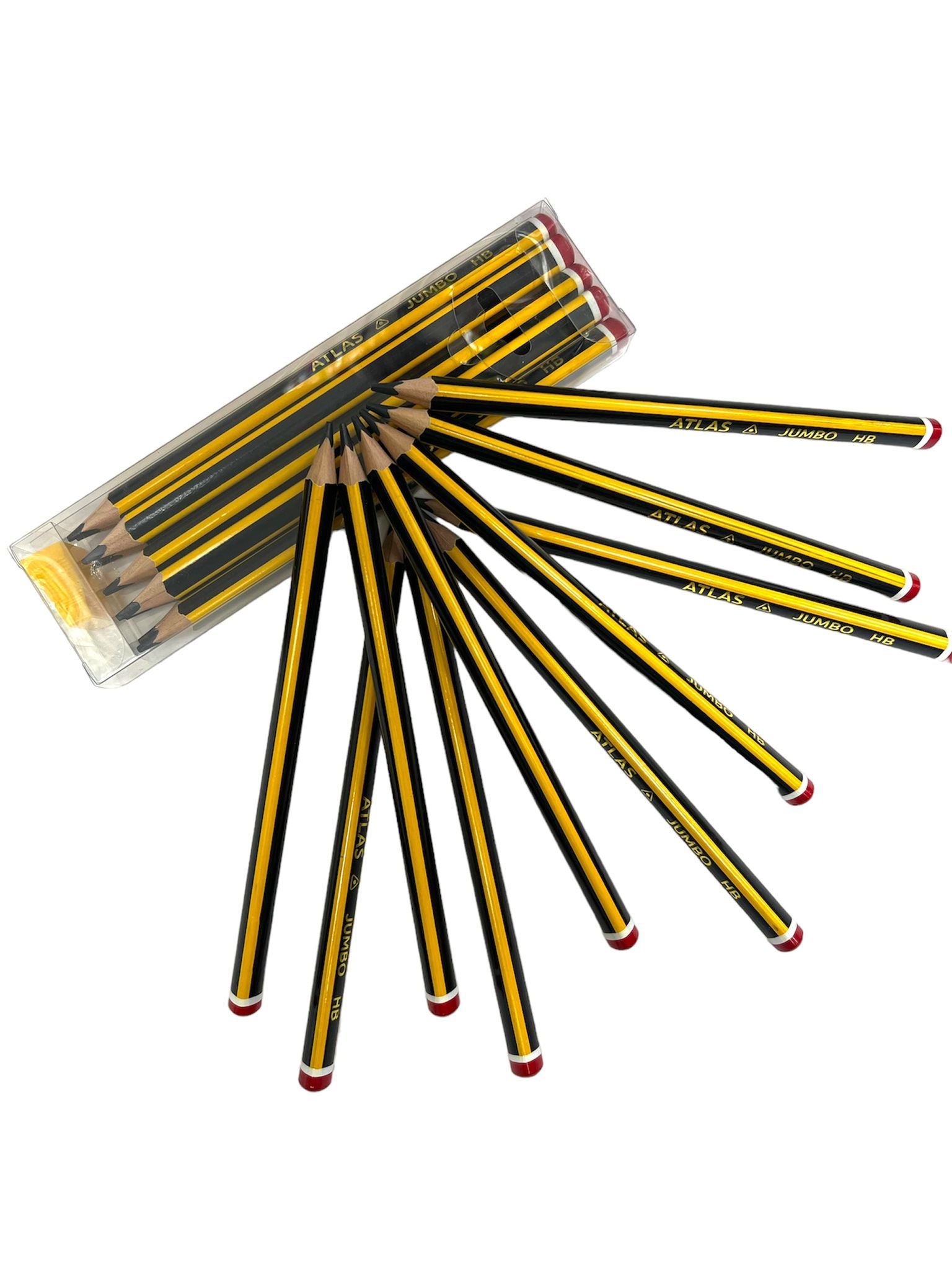 A&T Jumbo Pencil Pack 12 Pcs || اقلام رصاص جامبو اطلس اي اند تي