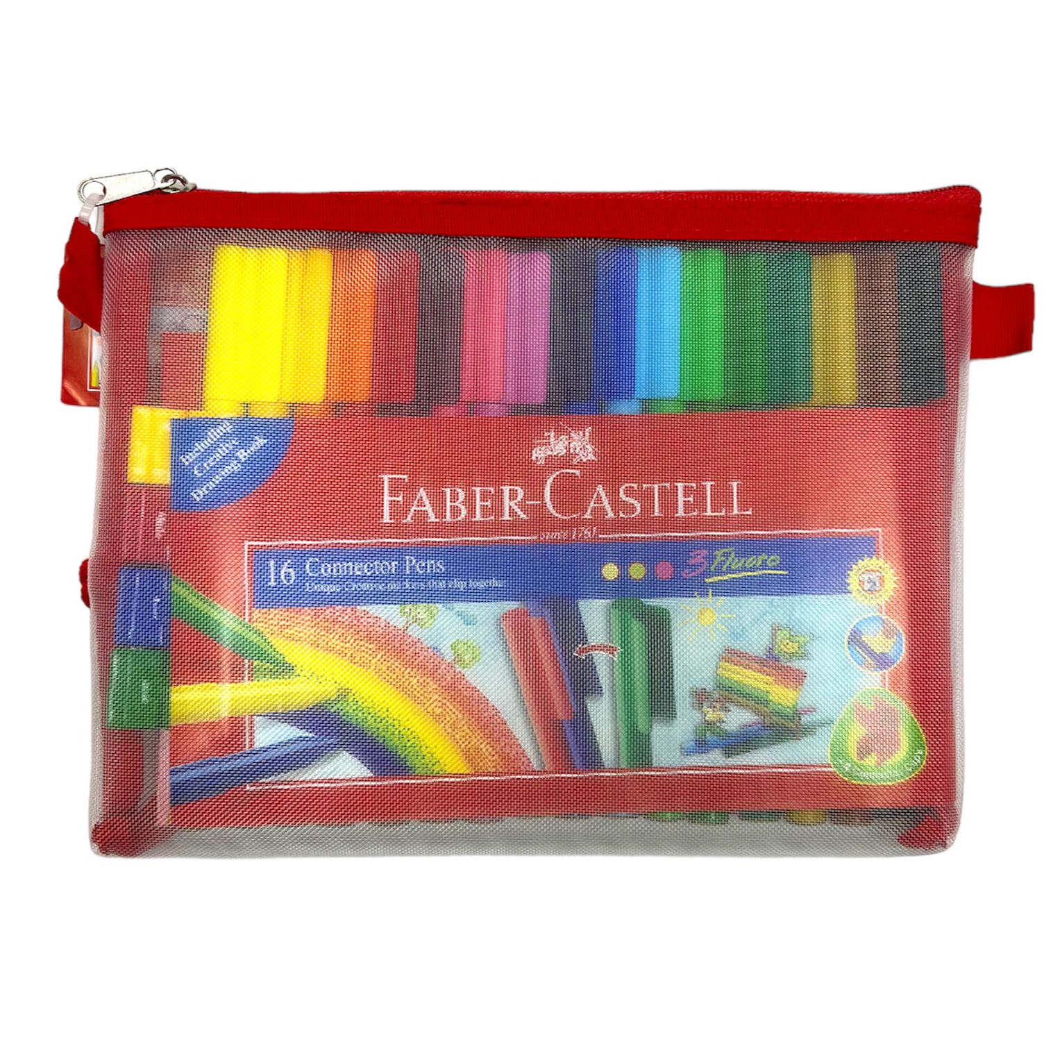 Faber Castell Connector Pens 16 Colors || الوان شينية فيبر كاستل ١٦ لون كونيكتر