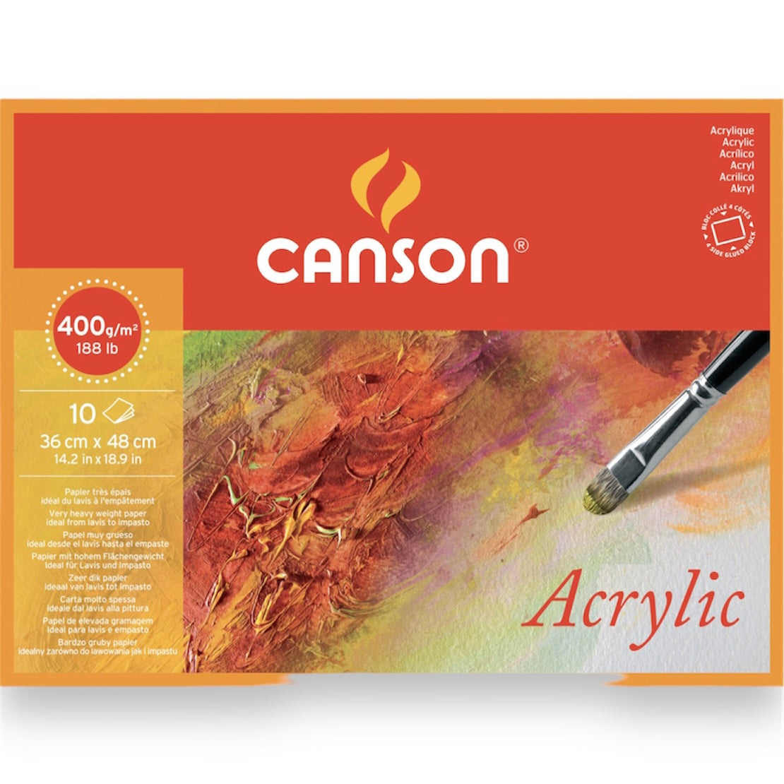 Canson Acrylic Sketch Pad 36*48 Cm || كراسة كانسون اكريليك حجم ٣٦*٤٨ 