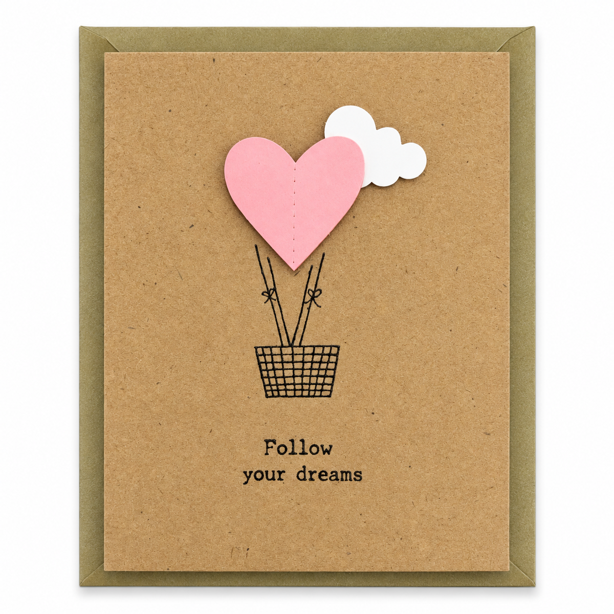 Kraft Follow Your Dreams Greeting Card || بطاقة تهنئة كرافت اتبع أحلامك