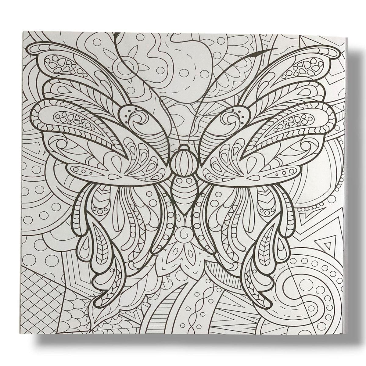Mandala Butterfly Coloring Book
