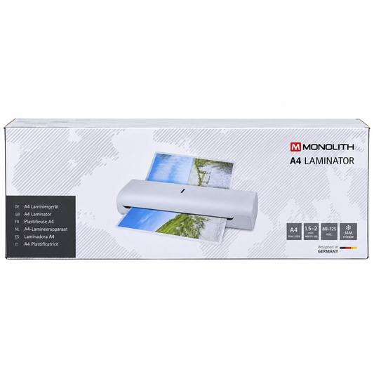Monolith A4 Laminator 80–125 Micron || جهاز تغليف حراري مونوليث A4 ‏80–125 ميكرون