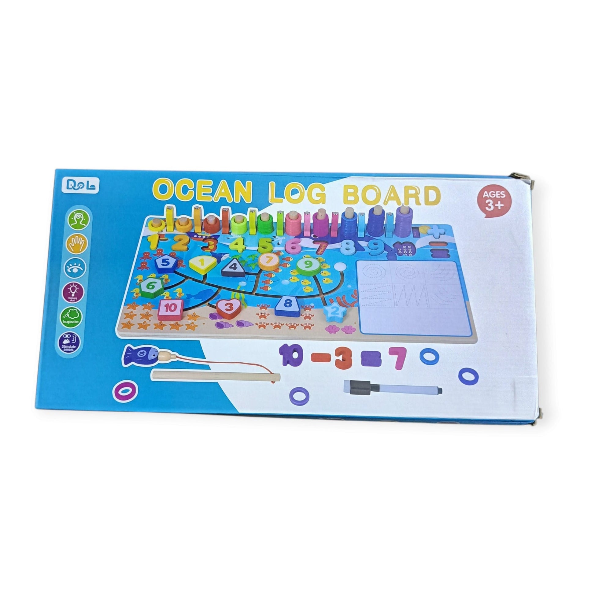 Ocean Log Board Educational Math Toy