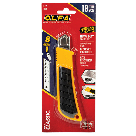 OLFA Heavy Duty Ratchet-lock Utility Cutter || كتر أولفا شديد التحمل بقفل امان