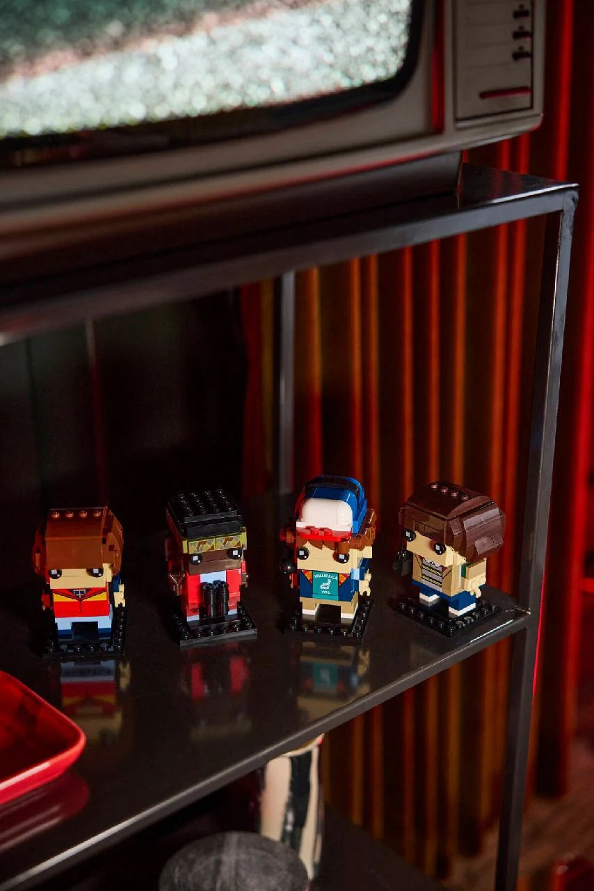 LEGO Brick Heads Stranger Things Mike, Dustin, Lucas and Will Figures || ليغو بريك هيدز سترينجر ثينجز