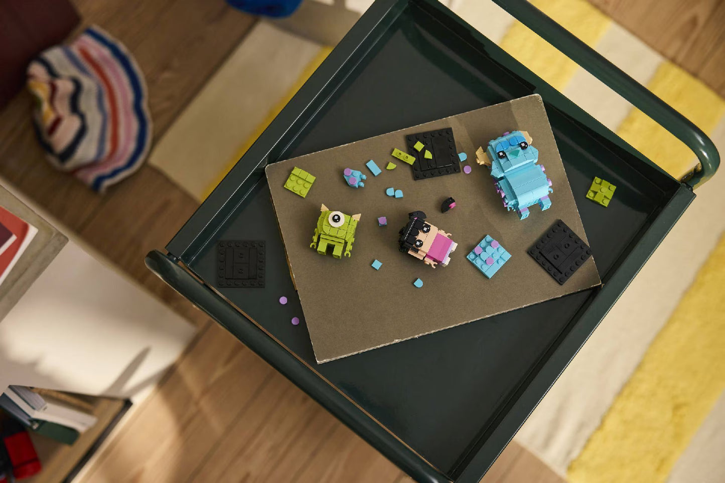 Lego Brickheads Disney Monsters inc Sulley Mike and Boo Figures || ليغو بريك هيدز ديزني مونستر انك
