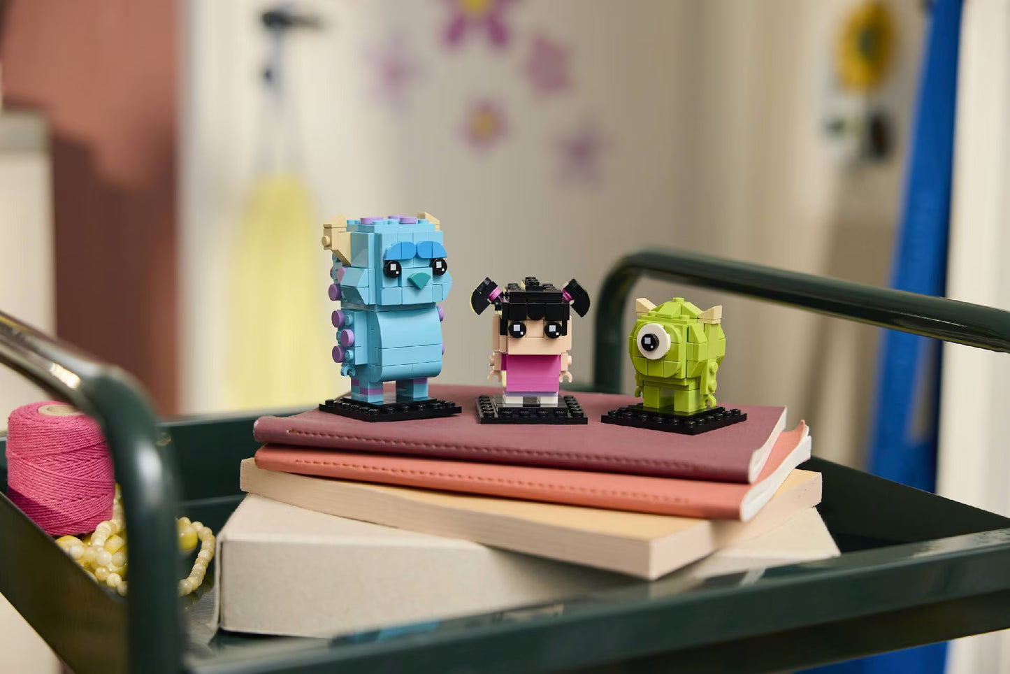 Lego Brickheads Disney Monsters inc Sulley Mike and Boo Figures || ليغو بريك هيدز ديزني مونستر انك