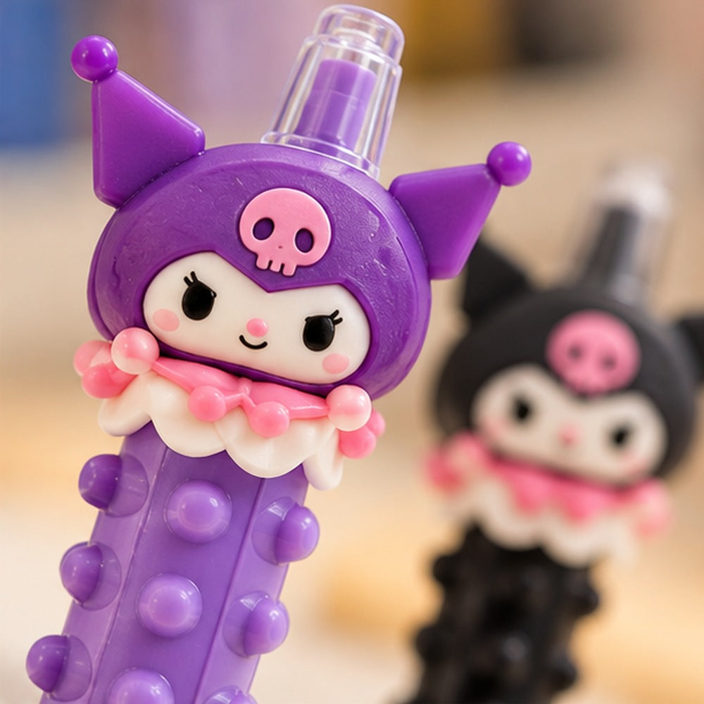 Lovely Pets Character Pencil Assorted Purple and Black || قلم شخصيات لوفلي بيتس بنفسجي وأسود